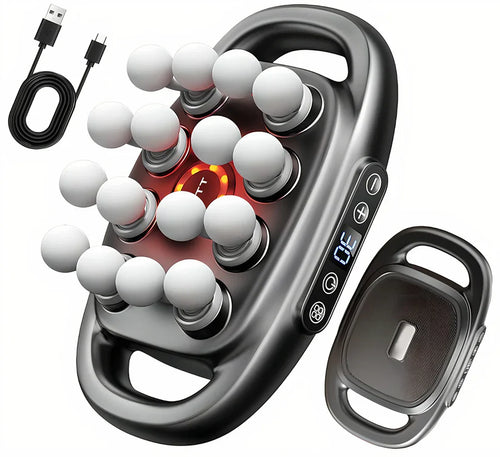 ⚡ Limited Time 50% OFF 🔥 16-Head Deep Tissue Massage Gun with 30 Speeds & Red Light Therapy | Quiet Percussion Muscle Massager